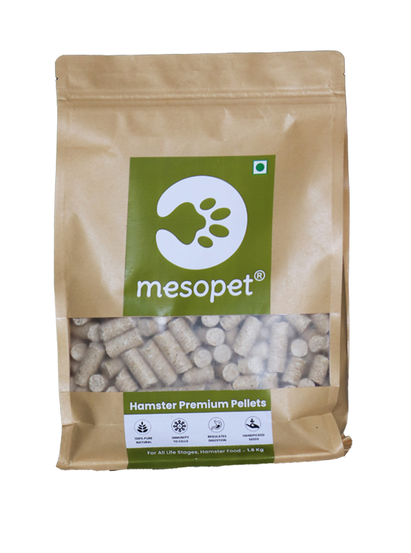 Mesopet Premium Adult Pellet Hamster Food with Added Vitamins and Minerals