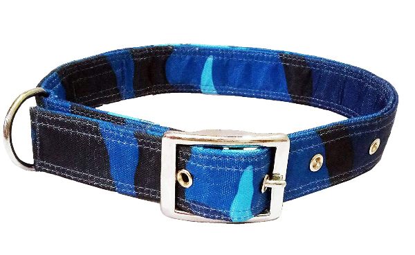 Premium Quality & Stylish Nylon Printed Padded Dog Collar 0.75 Inch Collar