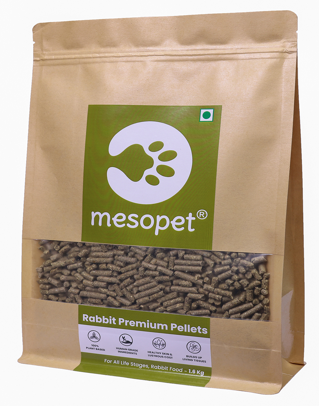 Mesopet Premium Adult Pellet Rabbit Food with Added Vitamins and Minerals
